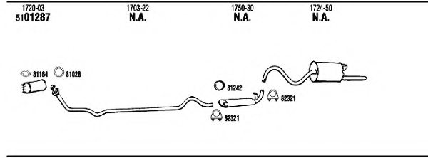 FONOS PE50473 Exhaust System